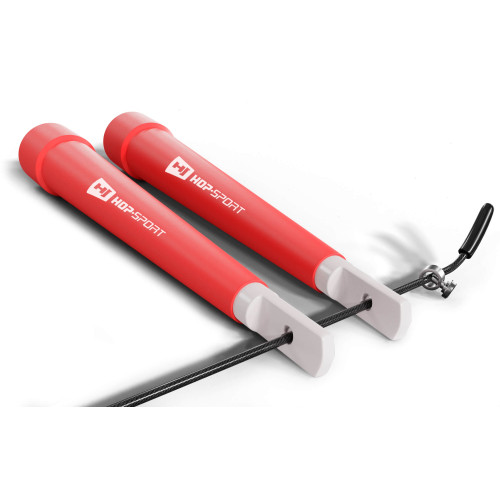 Скакалка  Hop-Sport Crossfit HS-P010JR red - фото №4